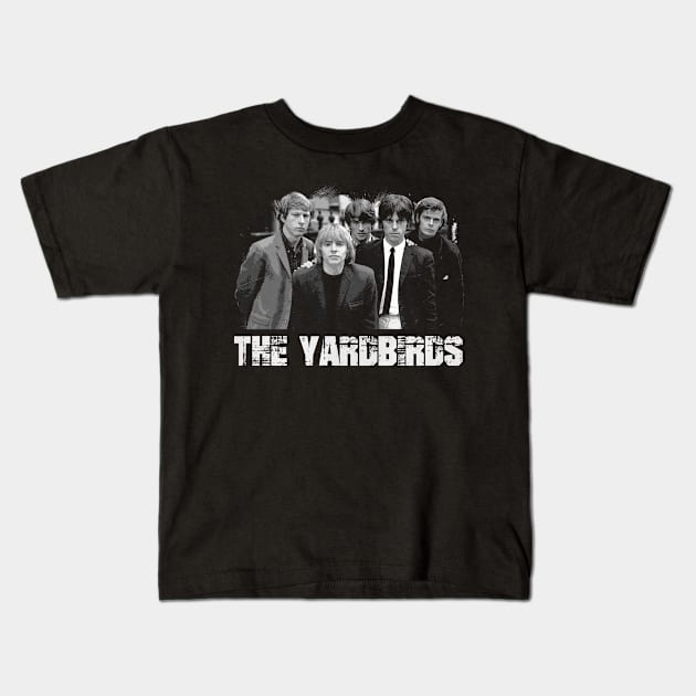 Rock Icons Revived Commemorate Yardbird' Timeless Hits and Genre-Shaping Music Legacy on a Tee Kids T-Shirt by Irwin Bradtke